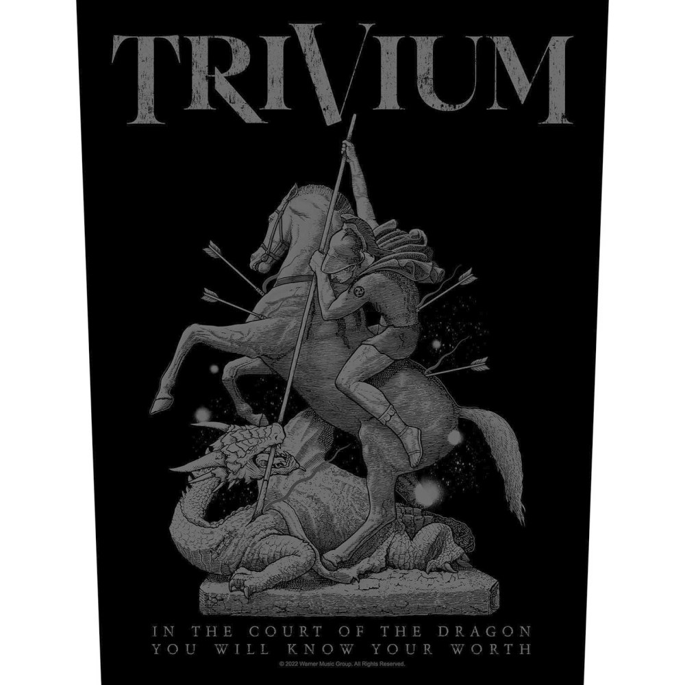 Trivium - In The Court Of The Dragon Patch arrière - Noir